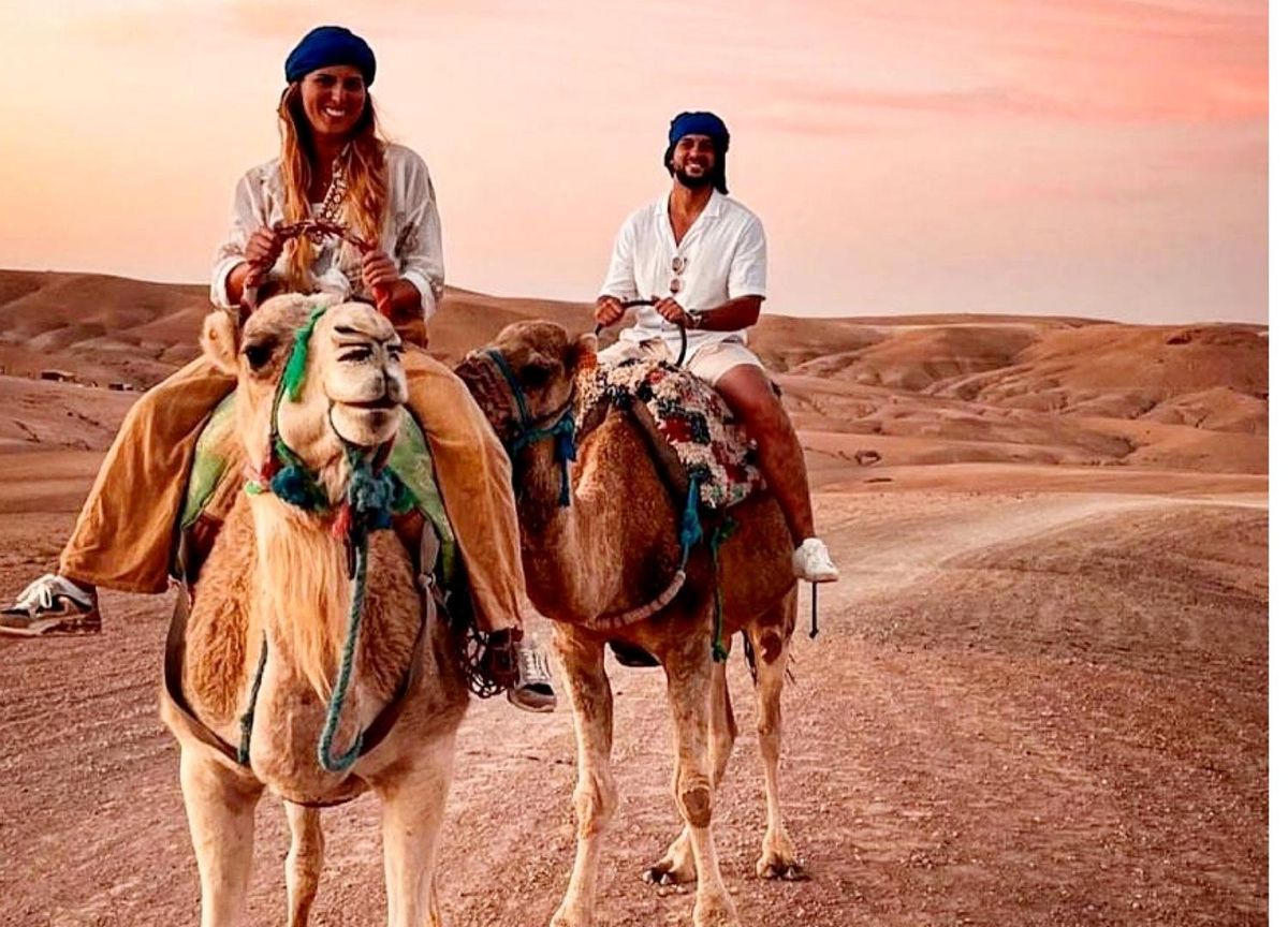 Giro in cammello nel deserto di Agafay e tramonto e cena — photo 2 of 12
