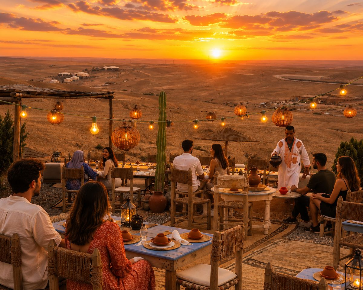 Agafay-Wüste: Abendessen bei Sonnenuntergang, Kamelreiten & Sternenbeobachtung — photo 2 of 15