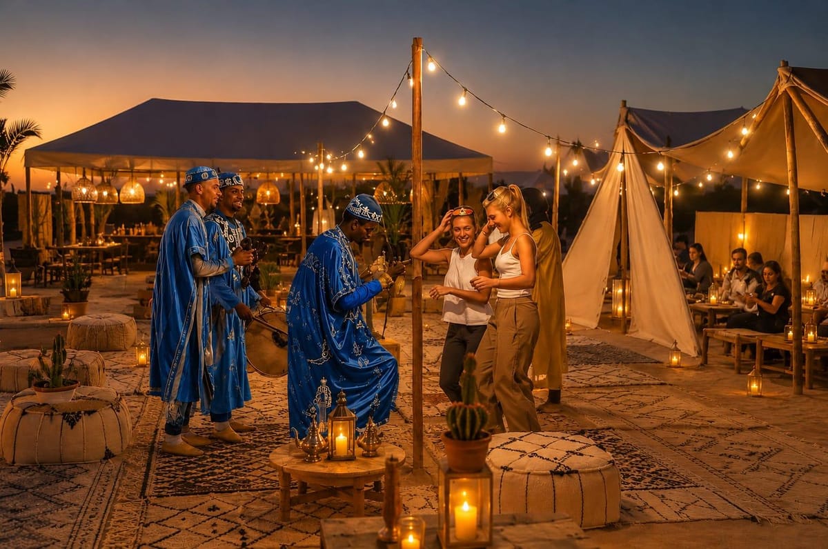 Marrakech: spettacolo con cena al tramonto nel deserto di Agafay e osservazione delle stelle — photo 2 of 15