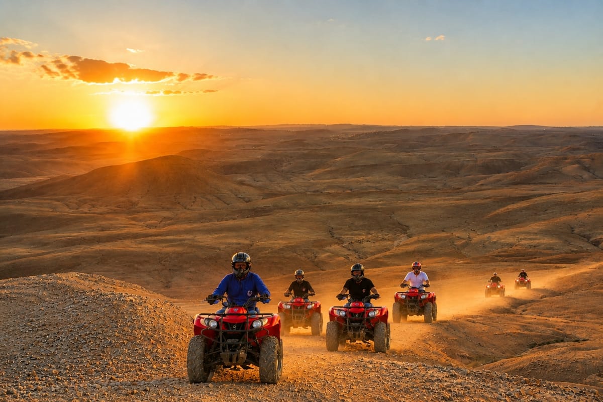 Agafay Sunset Quad Adventure i Pokaz Kolacyjny — photo 2 of 15
