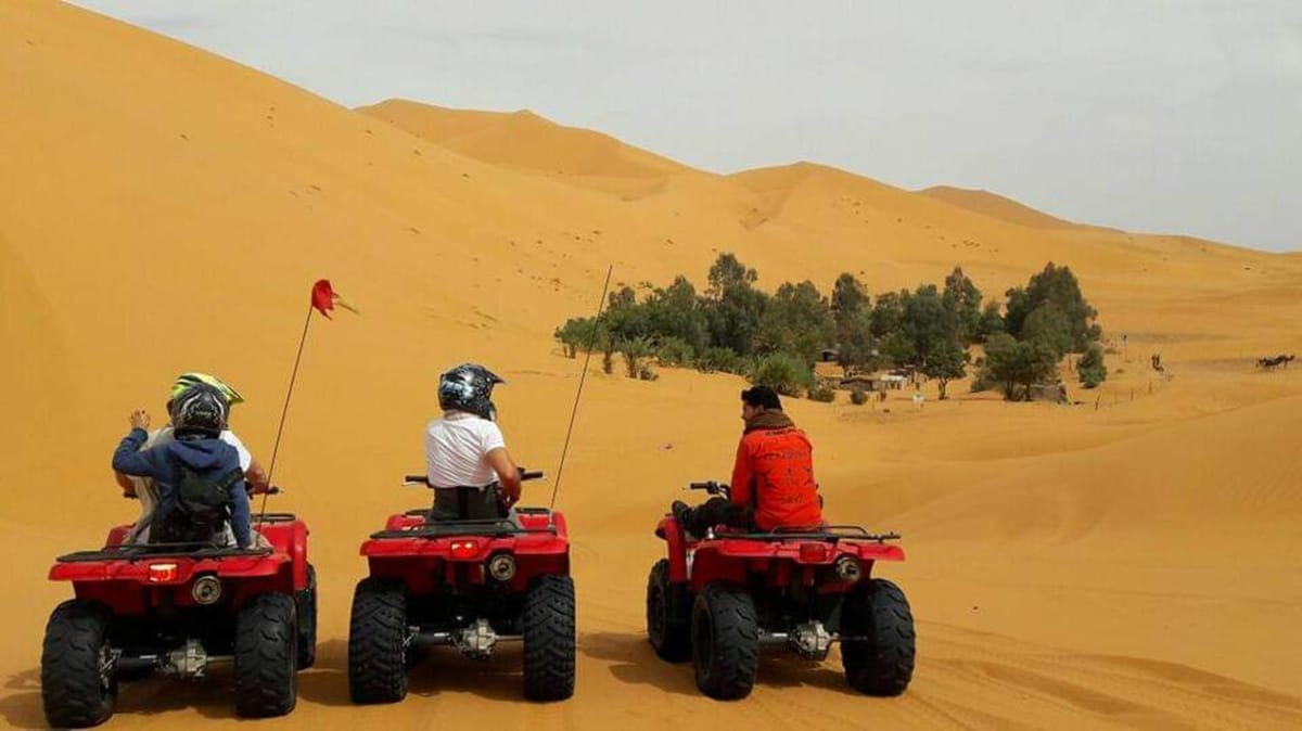 Quad-Ausflüge in der Wüste von Merzouga (Erg-Chebbi-Dünen) — photo 2 of 7