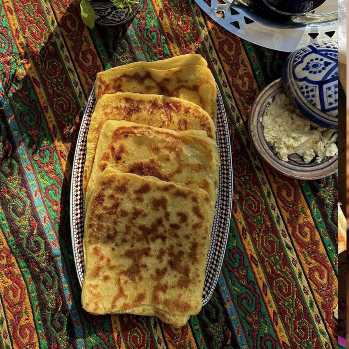 Laboratorio di autentici msemen marocchini con una famiglia del posto — photo 2 of 15