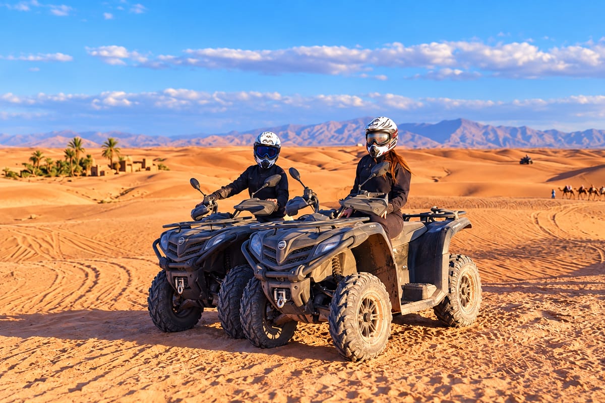 Marrakech: tramonto nel deserto, cena con spettacolo, giro in quad, giro in cammello — photo 2 of 12