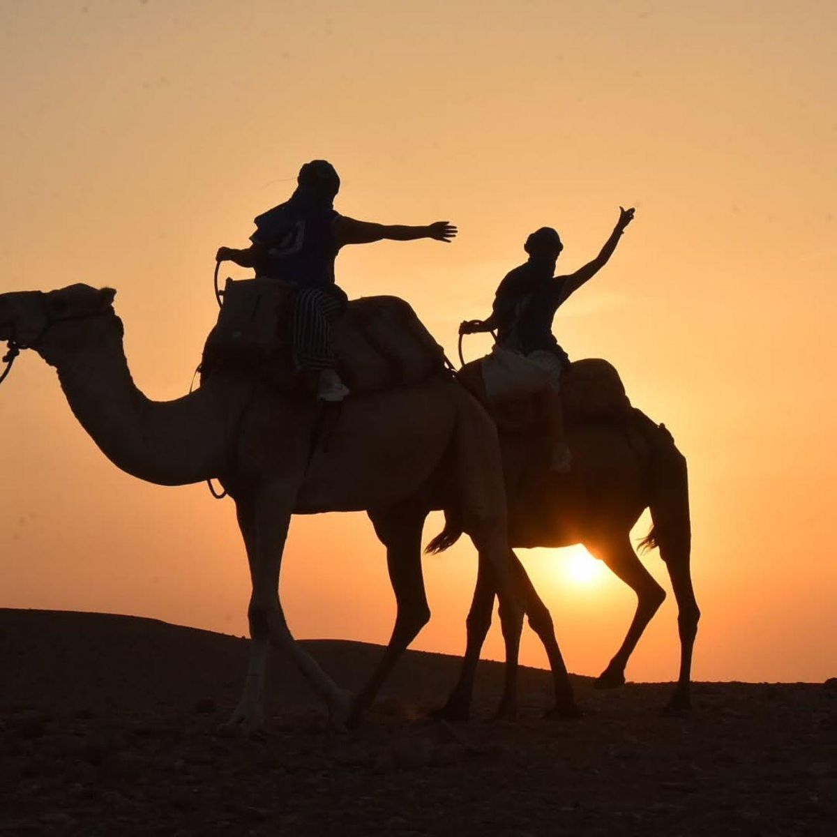 Ab Marrakesch: Familien-Kamelritt in der Agafay-Wüste mit Blick auf den Sonnenuntergang — photo 2 of 15