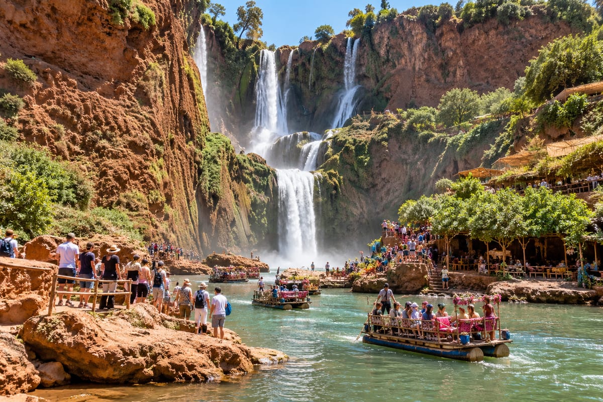 Von Marrakesch aus: Tagestour zu den Ouzoud-Wasserfällen mit Bootstour — photo 2 of 15