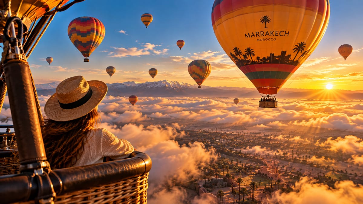 Marrakesch: Heißluftballonfahrt mit Frühstück auf dem Dach — photo 2 of 15