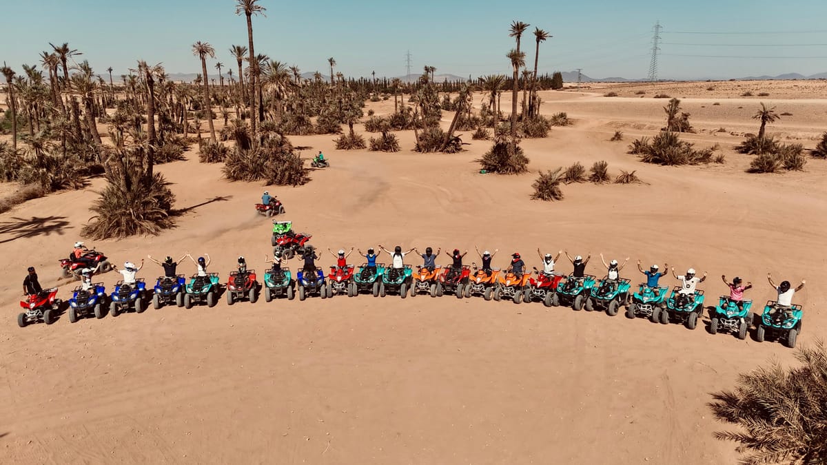 Marrakech: Quad-Aktivität in der Palmeraie mit Teepause — photo 2 of 15