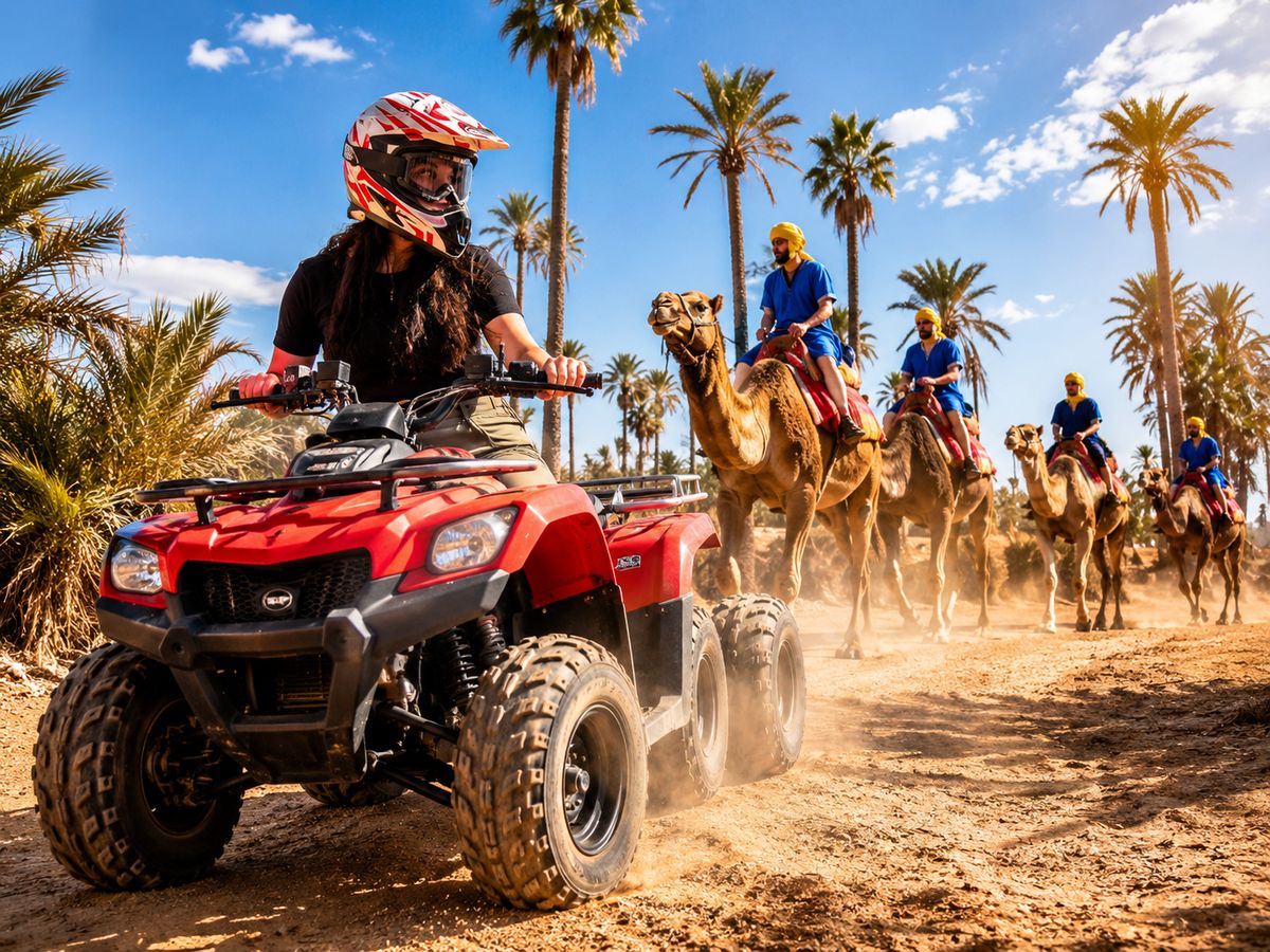 Marrakech : Giro in Quad e Dromedario con Pausa Tè e transfer — photo 2 of 15