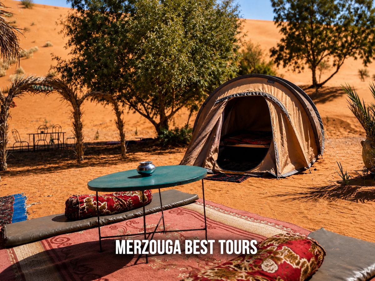 Merzouga: Übernachtung im Wildcamp im kanadischen Stil — photo 2 of 15