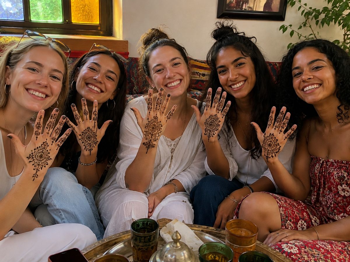 Marrakesch: Natürliches Henna-Tattoo mit Tee und Souvenirs — photo 2 of 13