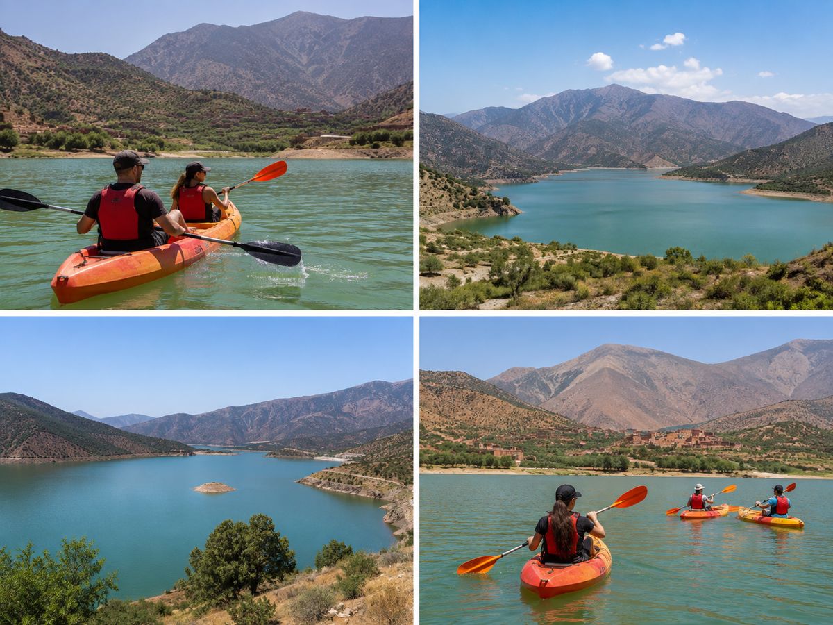 Marrakesch: Kajak-Abenteuer auf dem Ouirgane-See im Hohen Atlas — photo 2 of 5
