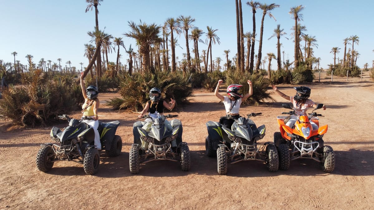 Quad-Fahrt in der Palmenwüste von Marrakesch — photo 2 of 15