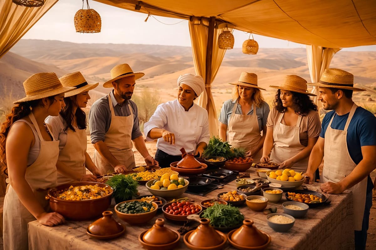 Marrakesch: Shoppen & Kochen, Dinner & Show in der Agafay-Wüste — photo 1 of 15