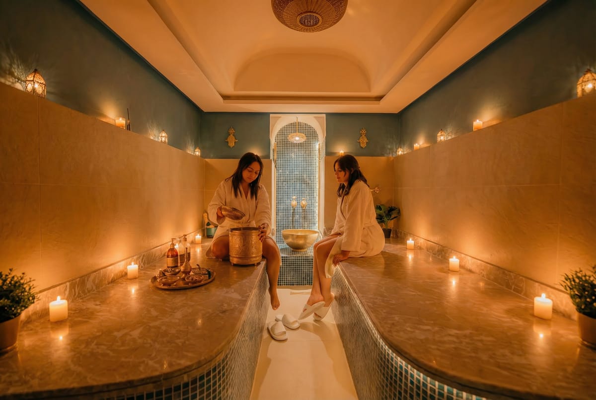 Marrakesch: Traditionelles marokkanisches Dampf-Hammam — photo 2 of 9